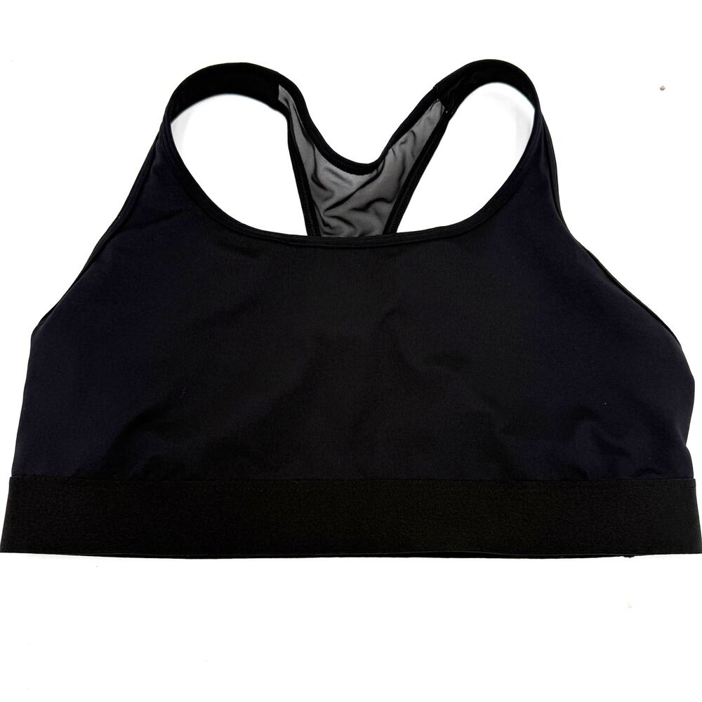 Victoria's Secret Black Halter Sports Bra Size Large